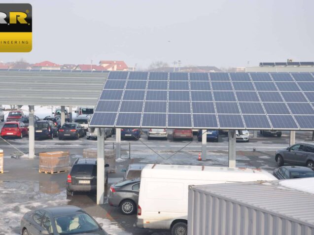 RRE PV© – Carport – Photovoltaic structures Bucharest
