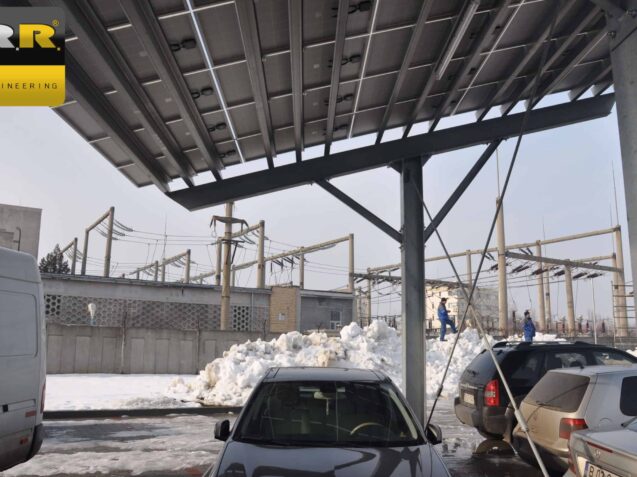 RRE PV© – Carport – Photovoltaic structures Bucharest