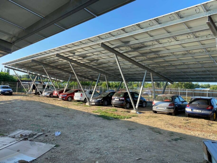 Photovoltaic structures and panels CARPORT